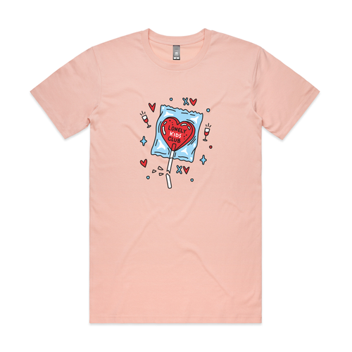 Lollypop Tee by Lonely Kids Club. All clothing from our T-shirts to our shorts and hoodies are ethically made, and printed packed and shipped from Sydney.