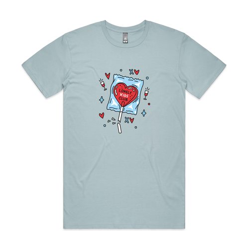 Lollypop Tee by Lonely Kids Club. All clothing from our T-shirts to our shorts and hoodies are ethically made, and printed packed and shipped from Sydney.