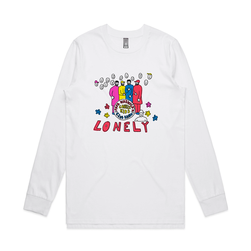Lonely Kids Club Band Tee by Lonely Kids Club. All clothing from our T-shirts to our shorts and hoodies are ethically made, and printed packed and shipped from Sydney.