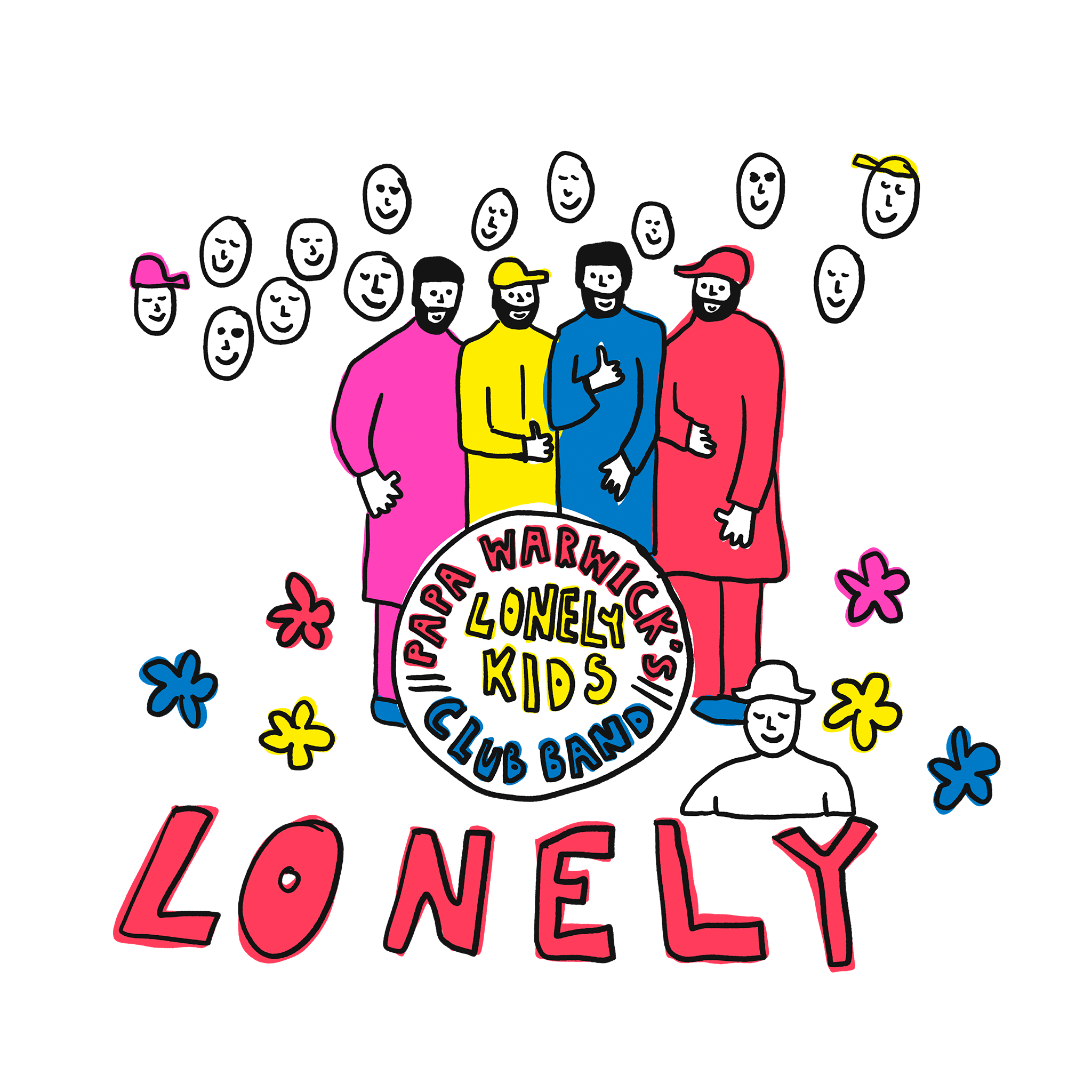 Lonely Kids Club Band Tee