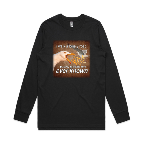Lonely Road Tee by Lonely Kids Club. All clothing from our T-shirts to our shorts and hoodies are ethically made, and printed packed and shipped from Sydney.