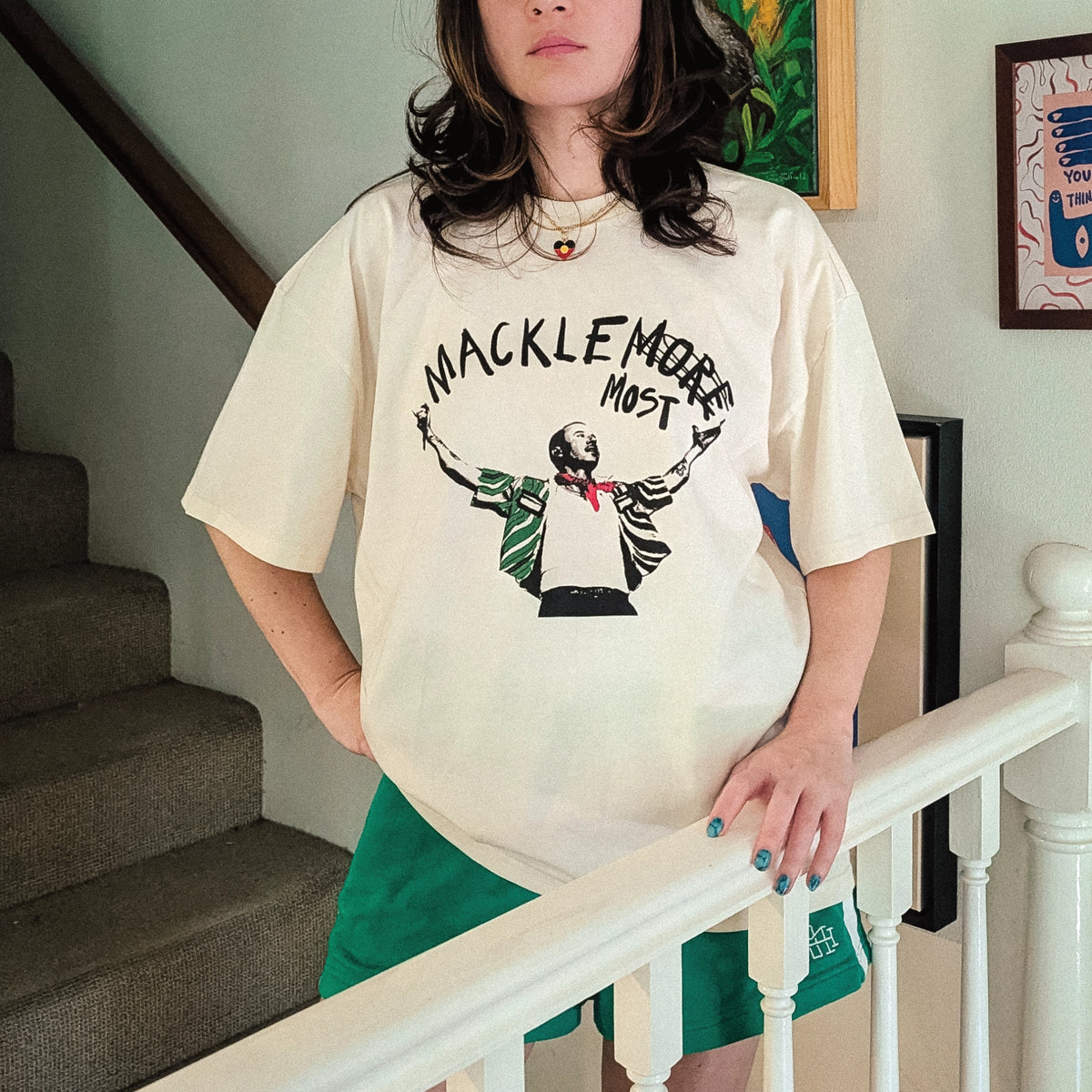 Macklemost Charity t-shirt by Lonely Kids Club