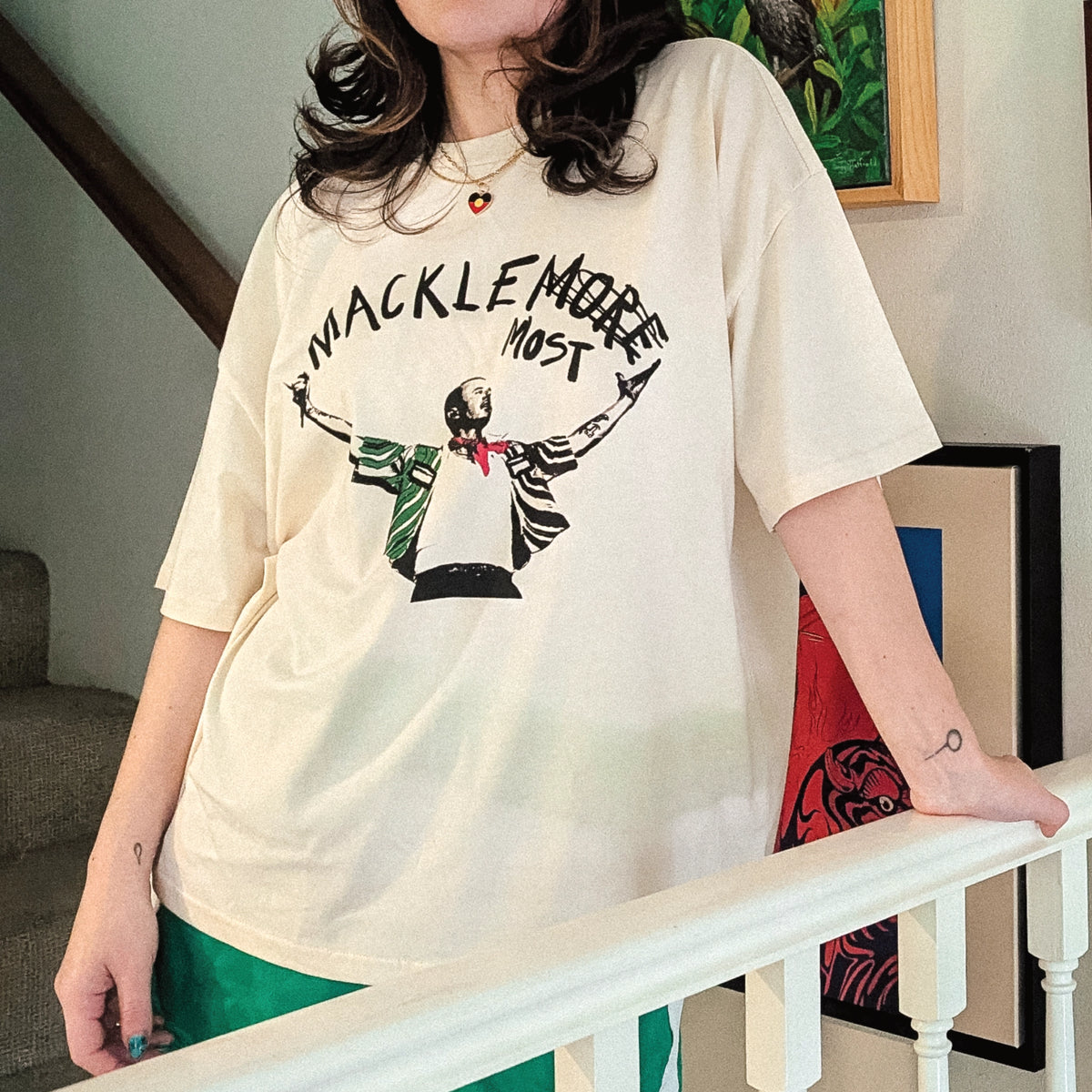 Macklemost Charity t-shirt by Lonely Kids Club