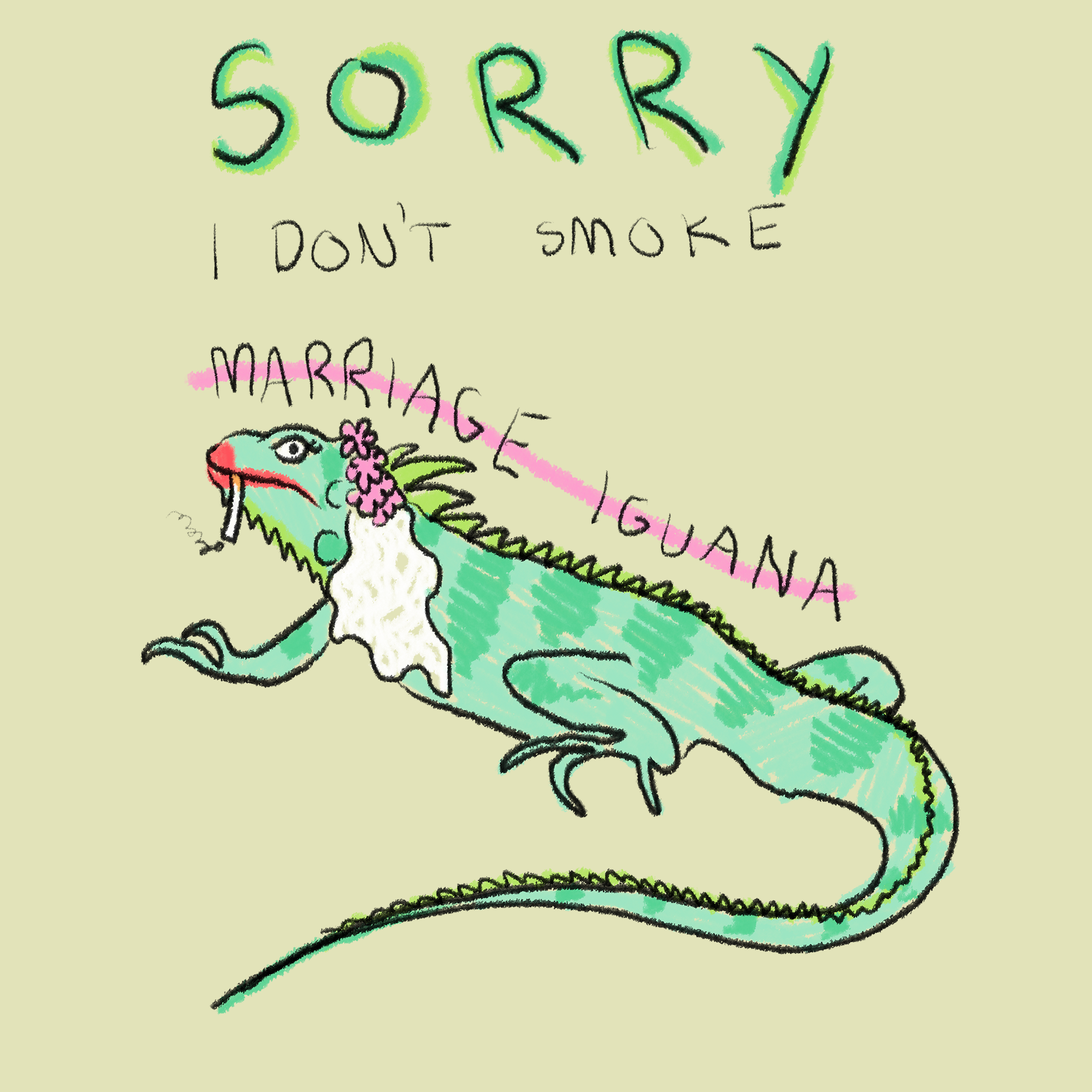 Marriage Iguana Tee