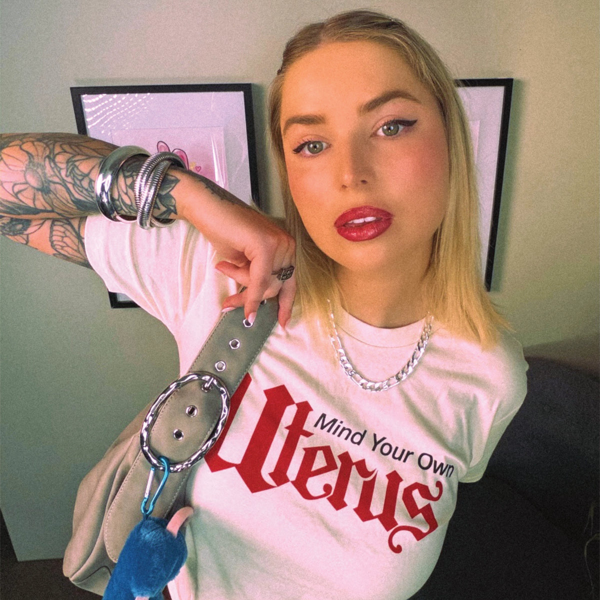 Mind Your Own Uterus Tee | Lonely Kids Club Australia