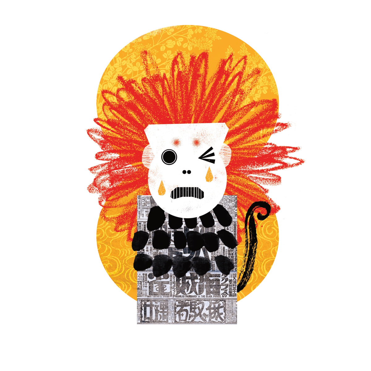 Weeping Monkey t-shirt by Lonely Kids Club