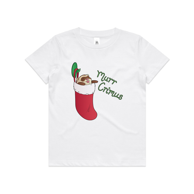 Murr Crimus Kids Tee by Lonely Kids Club. All clothing from our T-shirts to our shorts and hoodies are ethically made, and printed packed and shipped from Sydney.
