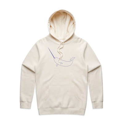 Narwhal Hoodie by Lonely Kids Club. All clothing from our T-shirts to our shorts and hoodies are ethically made, and printed packed and shipped from Sydney.