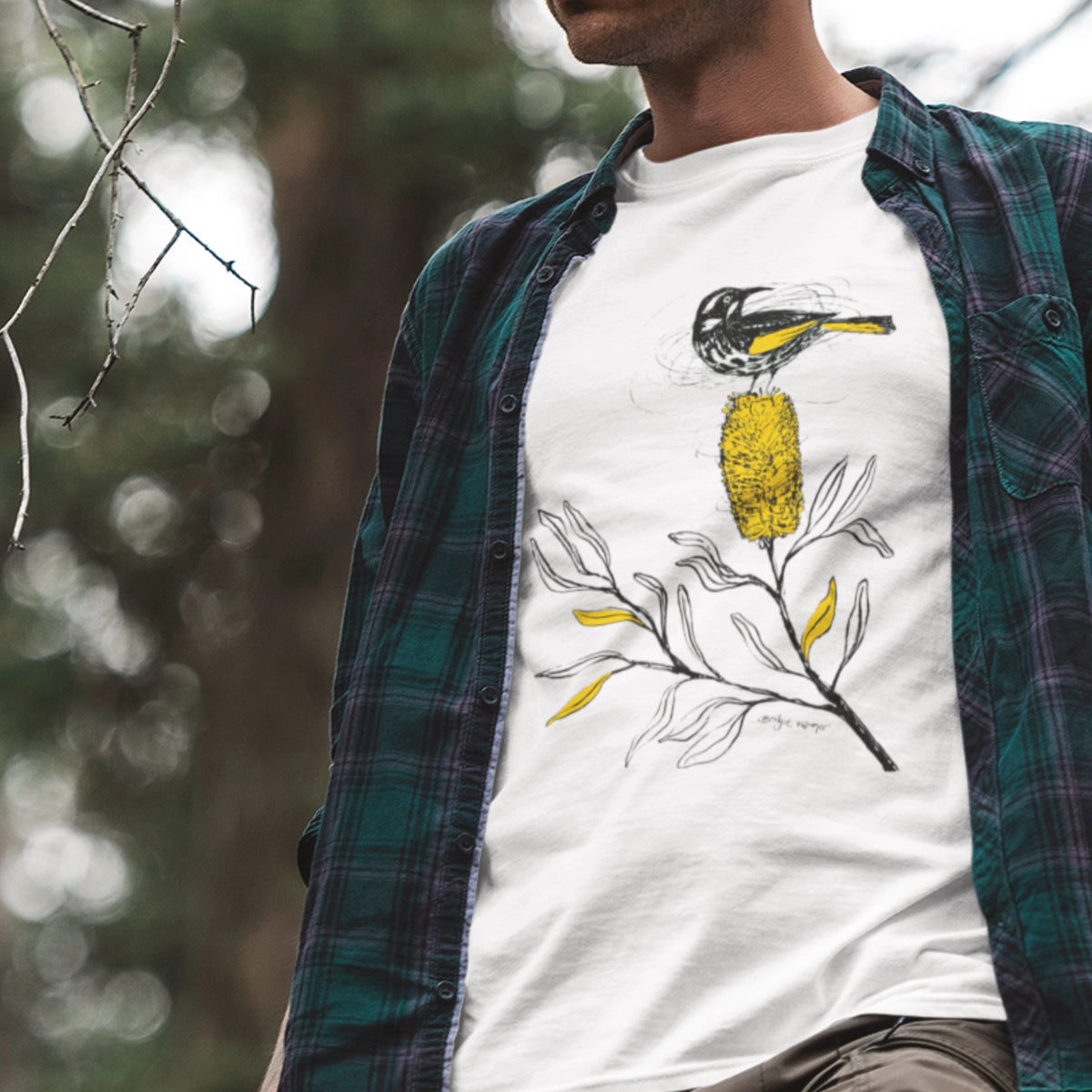 New Holland Honeyeater Tee | Lonely Kids Club Australia