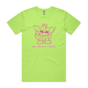 No Bright Lights Tee by Lonely Kids Club. All clothing from our T-shirts to our shorts and hoodies are ethically made, and printed packed and shipped from Sydney.