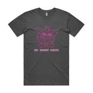 No Bright Lights Tee by Lonely Kids Club. All clothing from our T-shirts to our shorts and hoodies are ethically made, and printed packed and shipped from Sydney.