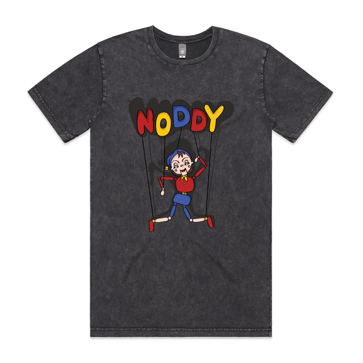 Acid Wash unisex t-shirt with Noddy graphic by Lonely Kids Club