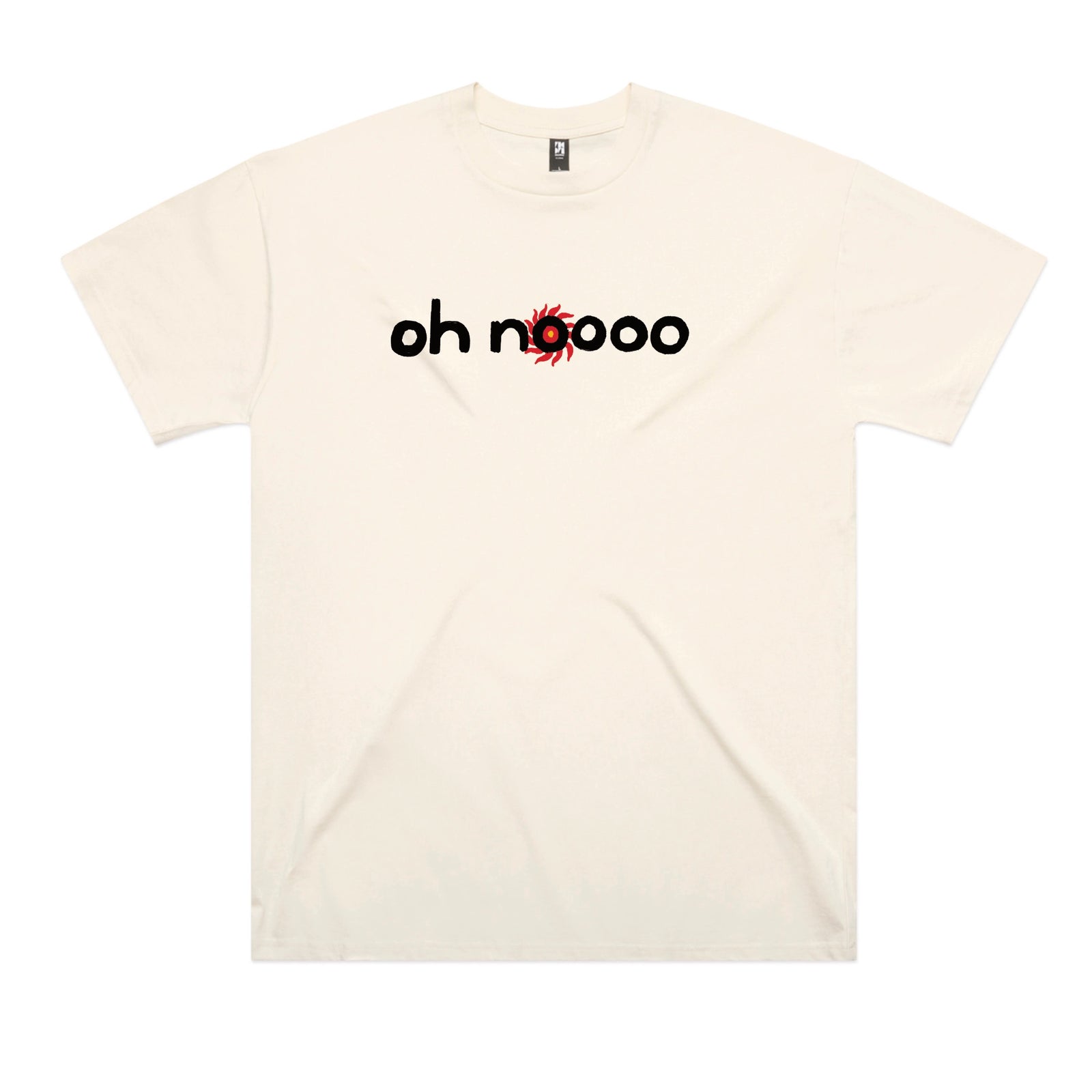 Ecru oversized t-shirt with Oh Noooo graphic by Lonely Kids Club