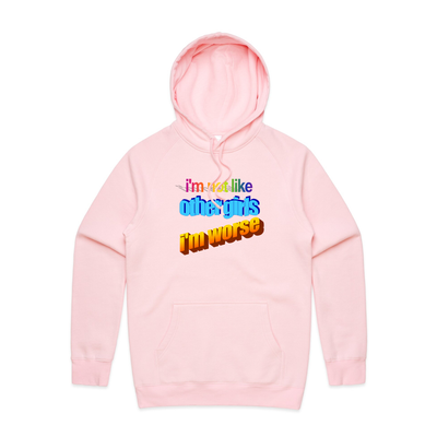 Other Girls Hoodie by Lonely Kids Club. All clothing from our T-shirts to our shorts and hoodies are ethically made, and printed packed and shipped from Sydney.