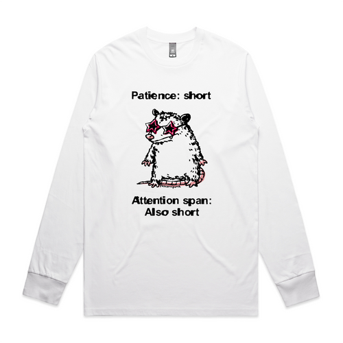 Patience Short Tee by Lonely Kids Club. All clothing from our T-shirts to our shorts and hoodies are ethically made, and printed packed and shipped from Sydney.