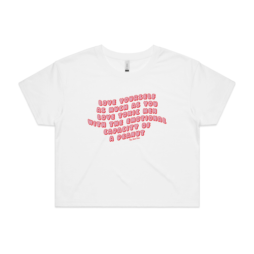Peanut Tee by Lonely Kids Club. All clothing from our T-shirts to our shorts and hoodies are ethically made, and printed packed and shipped from Sydney.