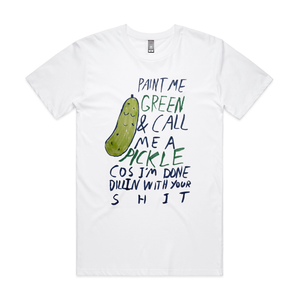 Pickle Tee by Lonely Kids Club. All clothing from our T-shirts to our shorts and hoodies are ethically made, and printed packed and shipped from Sydney.