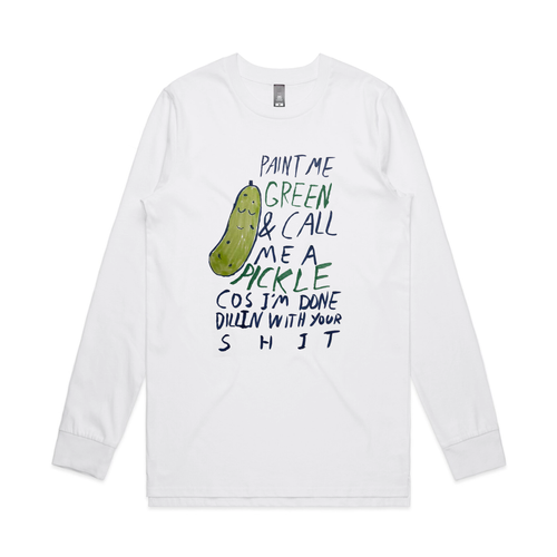 Pickle Tee by Lonely Kids Club. All clothing from our T-shirts to our shorts and hoodies are ethically made, and printed packed and shipped from Sydney.