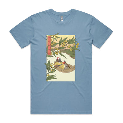 Boating Platypus Tee by Lonely Kids Club. All clothing from our T-shirts to our shorts and hoodies are ethically made, and printed packed and shipped from Sydney.