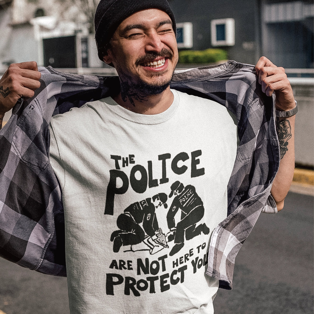 Not Here To Protect Tee | Lonely Kids Club Australia