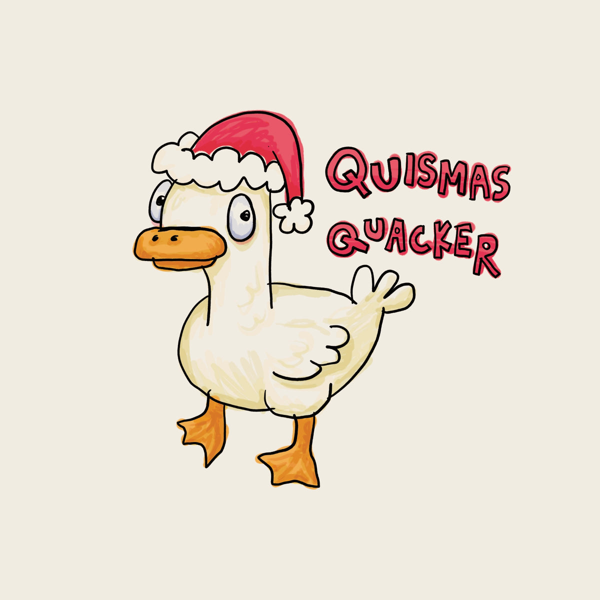 Quismas Quacker Tote tote bag by Lonely Kids Club