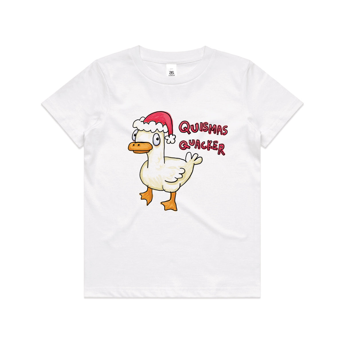 Quismas Quacker Kids t-shirt design, artwork by Claire Harrison for Lonely Kids Club