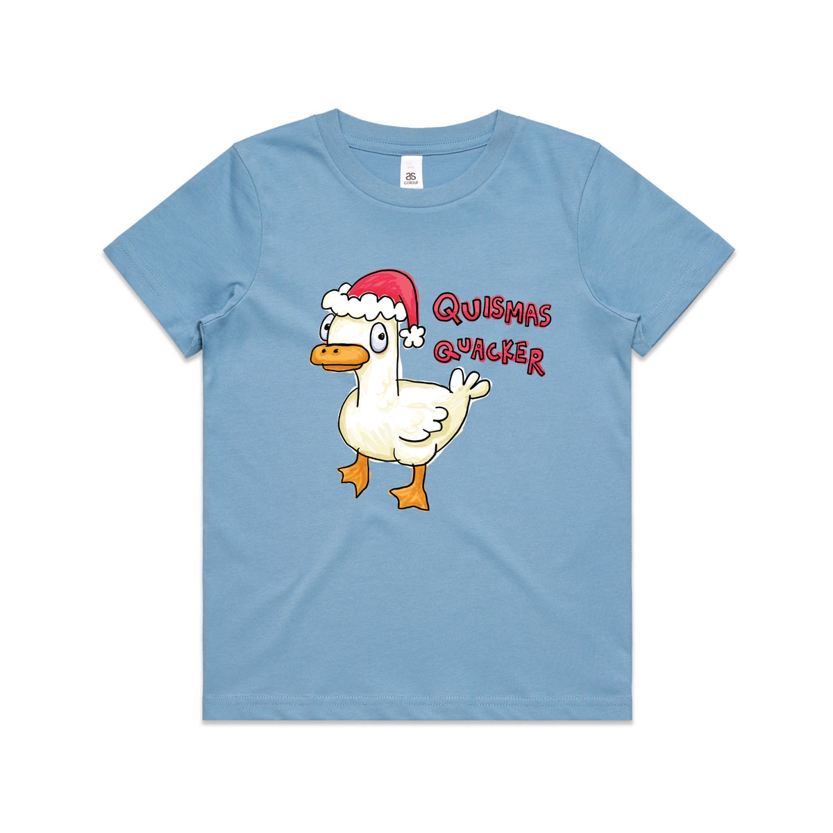 Quismas Quacker Kids t-shirt design, artwork by Claire Harrison for Lonely Kids Club