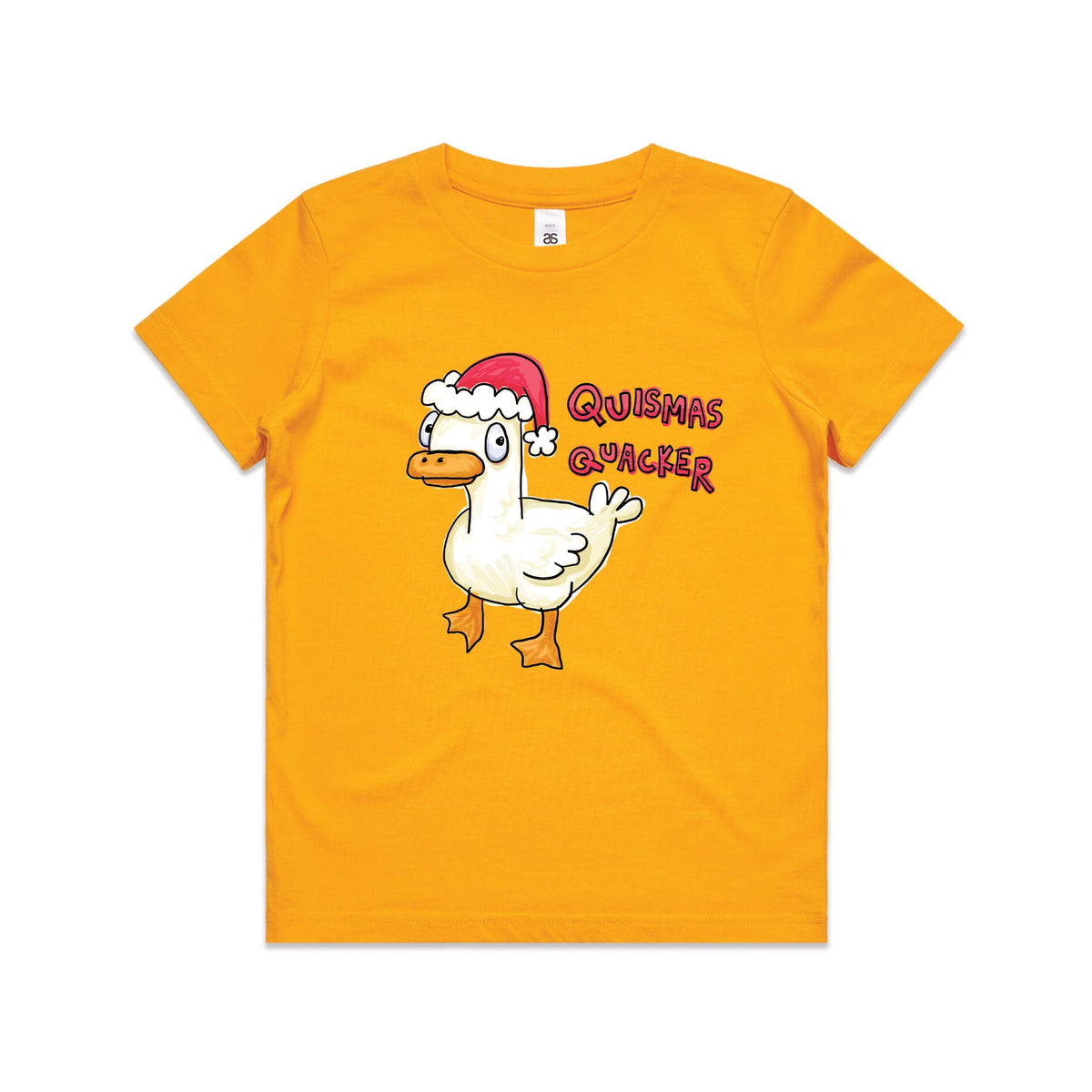 Quismas Quacker Kids t-shirt design, artwork by Claire Harrison for Lonely Kids Club