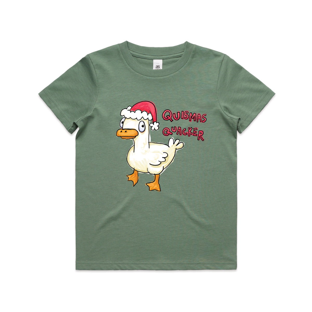 Quismas Quacker Kids t-shirt design, artwork by Claire Harrison for Lonely Kids Club