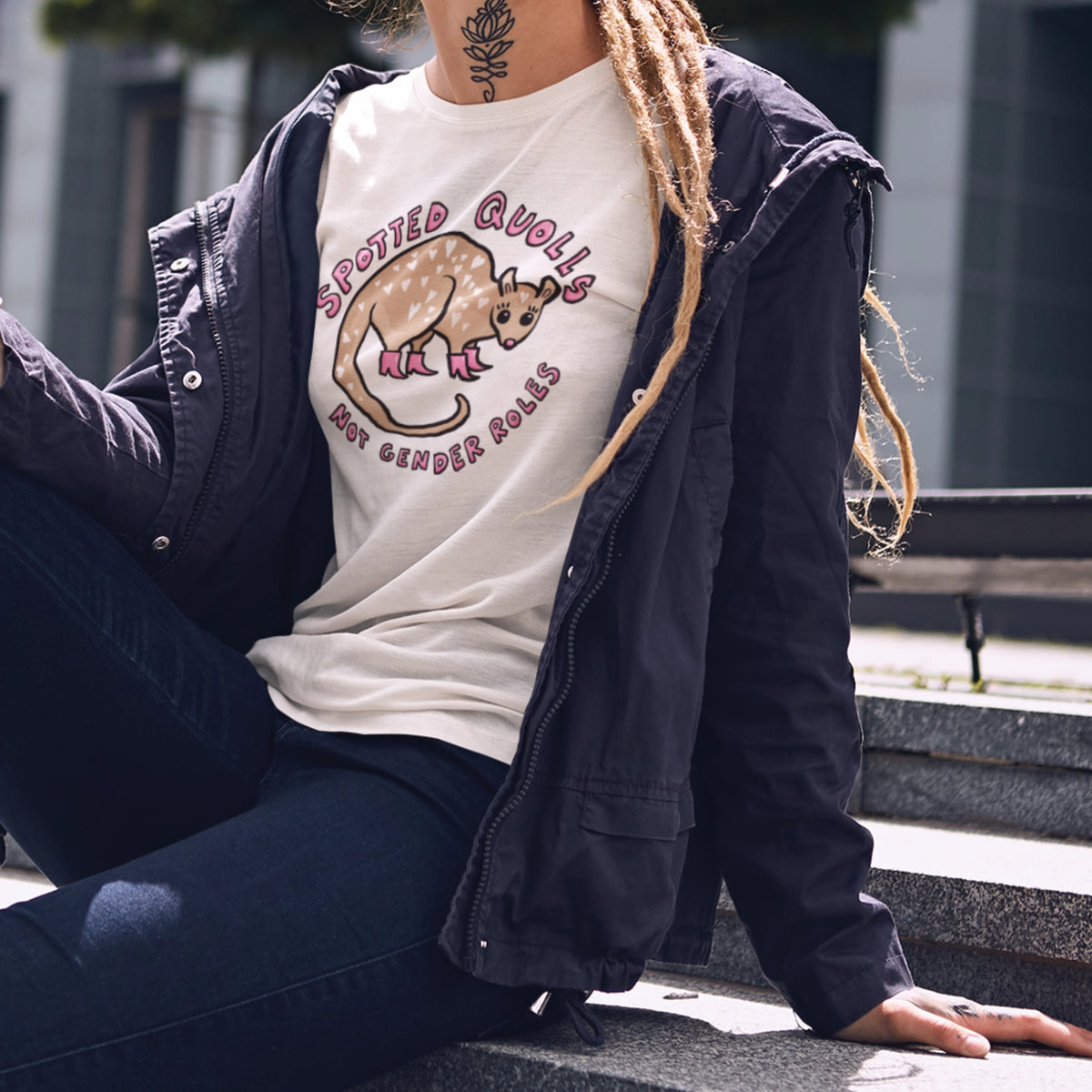 Spotted Quolls Tee | Lonely Kids Club Australia