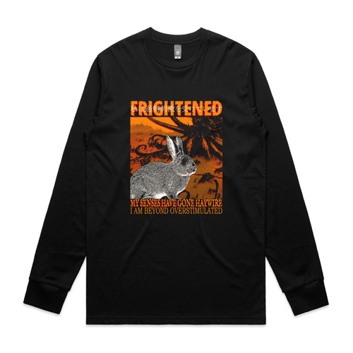Frightened Rabbit Tee by Lonely Kids Club. All clothing from our T-shirts to our shorts and hoodies are ethically made, and printed packed and shipped from Sydney.