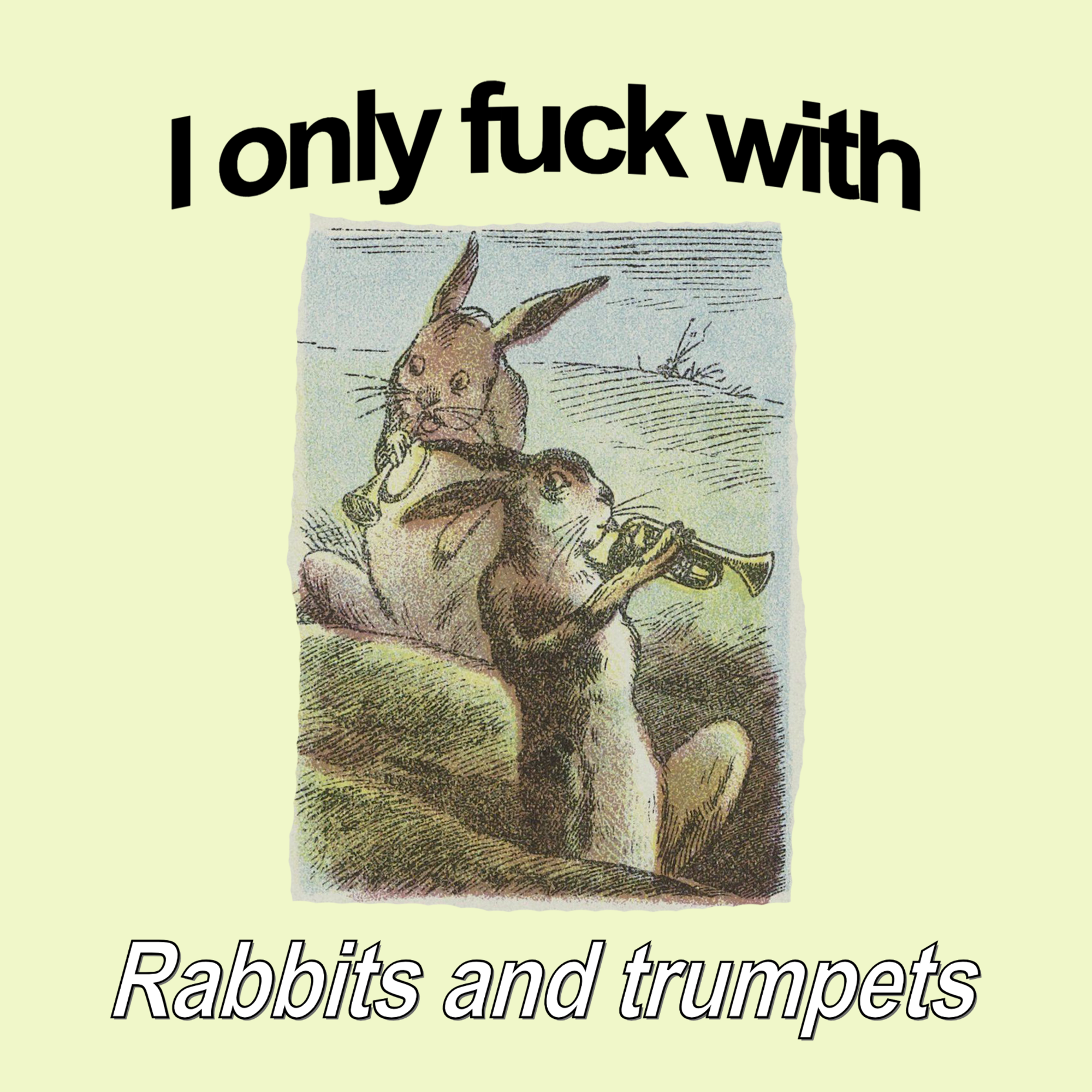 Rabbits and Trumpets Tee