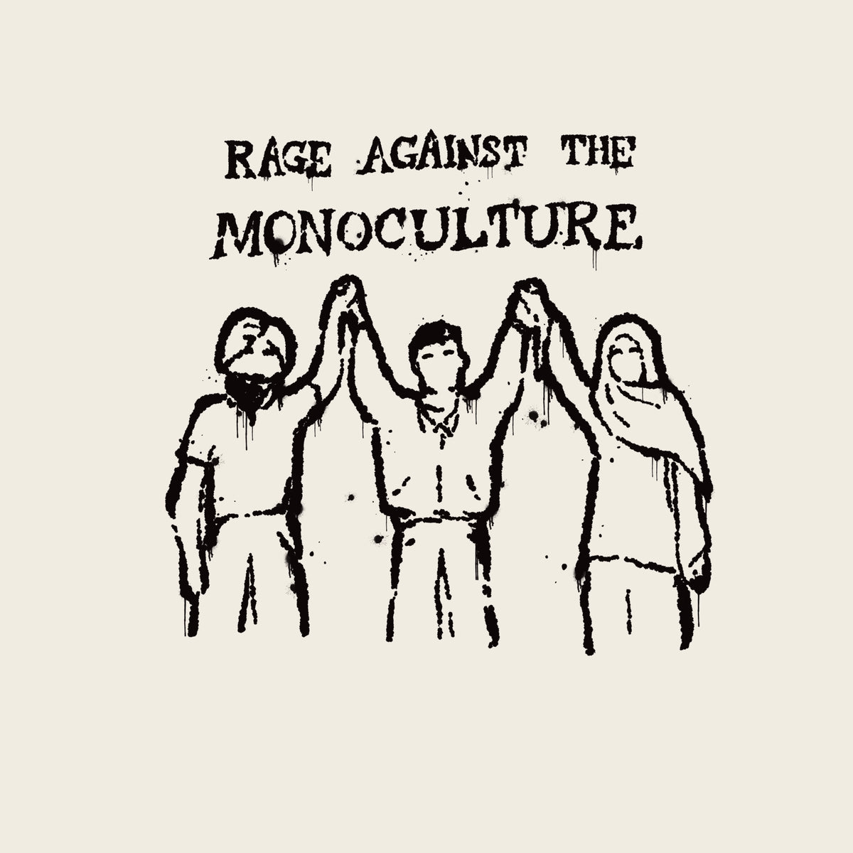 Rage Against The Monoculture Tote tote bag by Lonely Kids Club