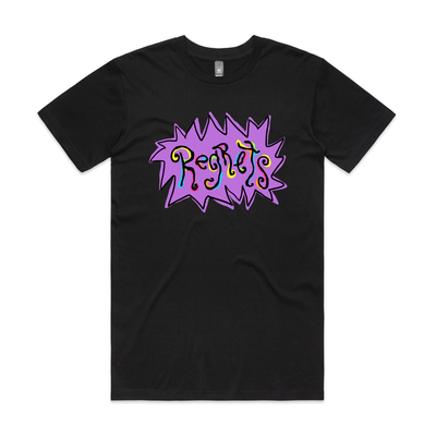 Regrets Tee by Lonely Kids Club. All clothing from our T-shirts to our shorts and hoodies are ethically made, and printed packed and shipped from Sydney.