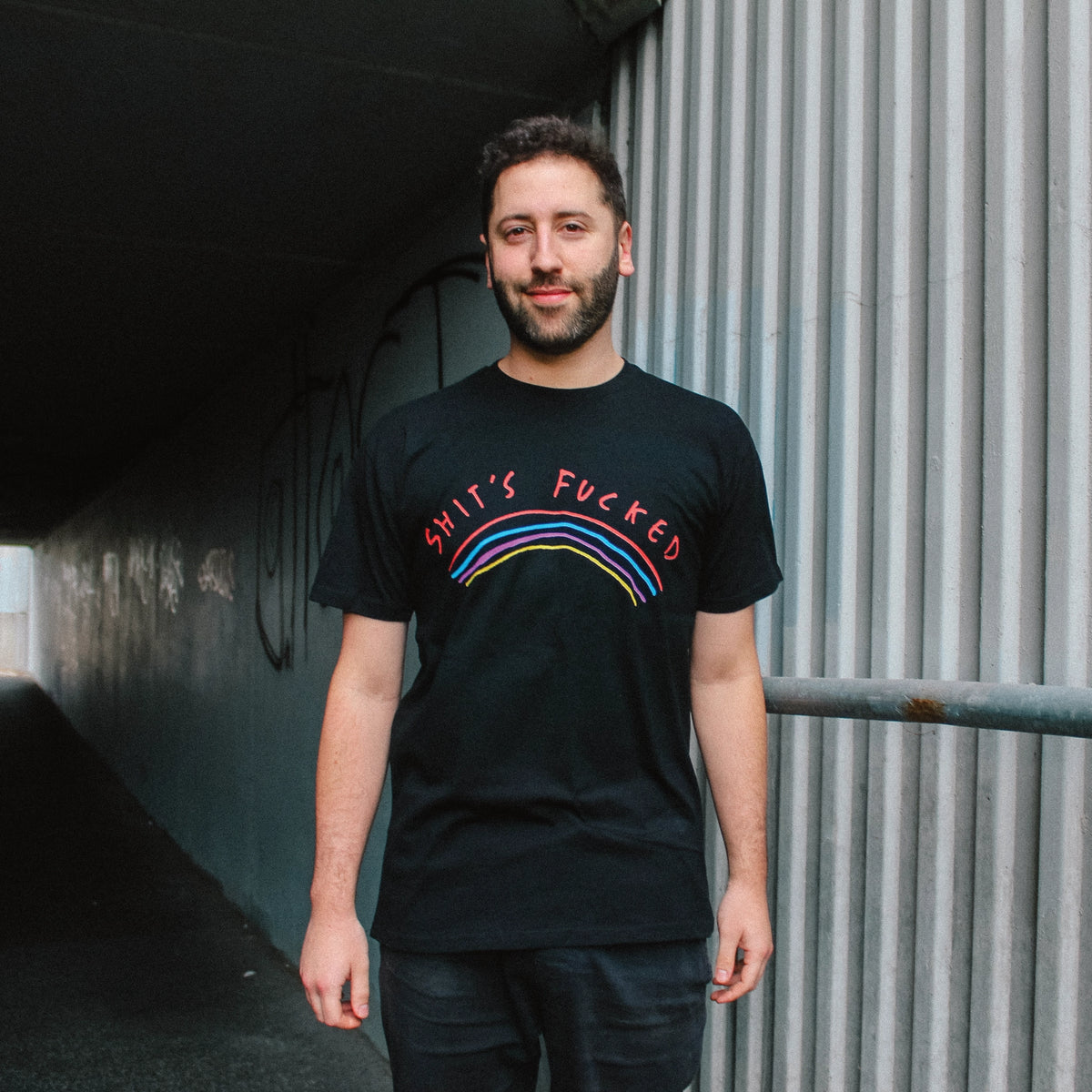 Shit's Fucked t-shirt by Lonely Kids Club
