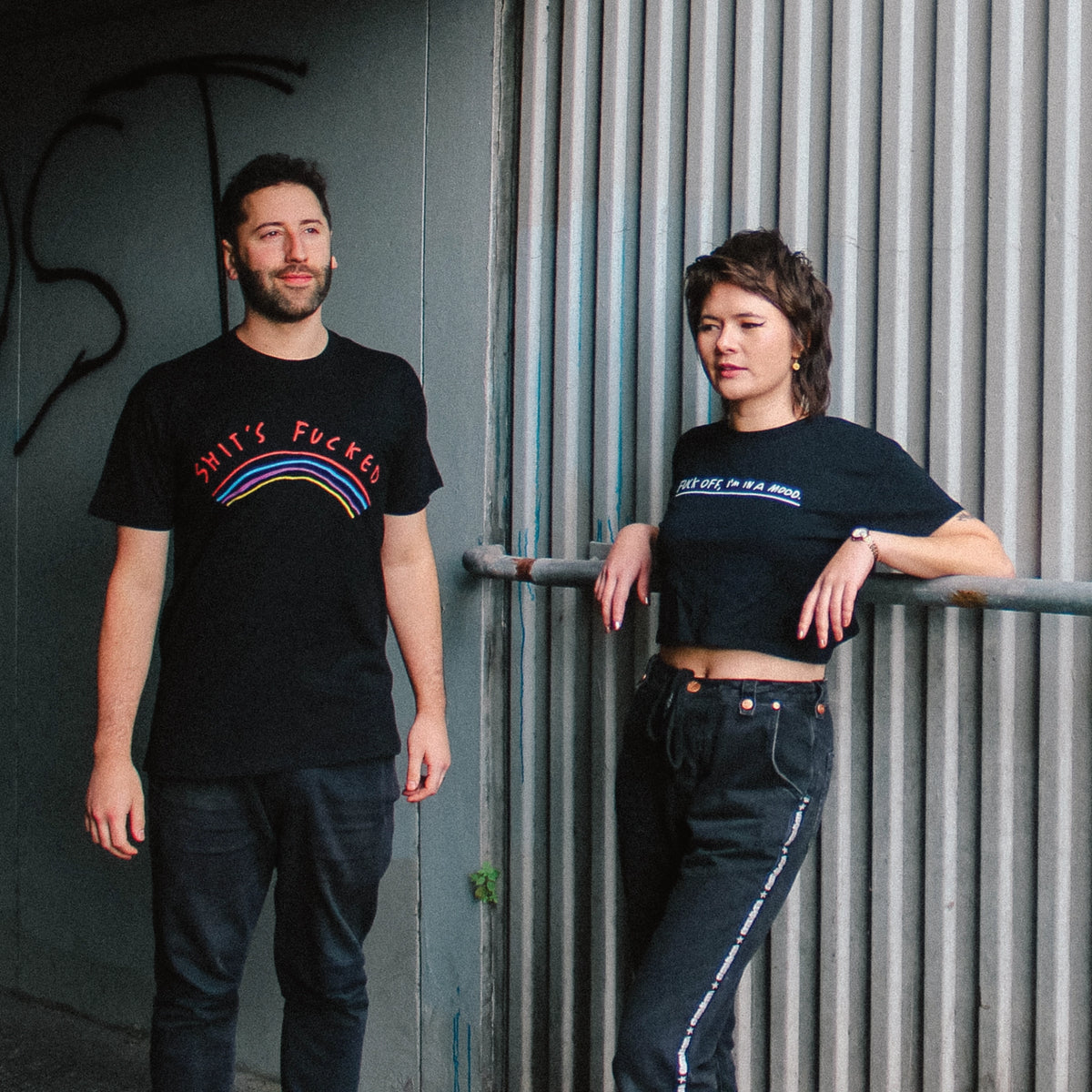 Shit's Fucked t-shirt by Lonely Kids Club