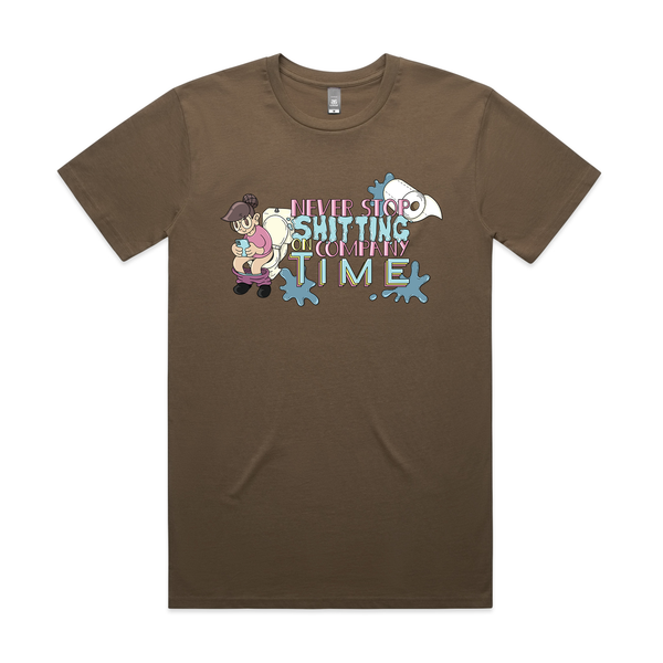 Shitting On Company Time Tee