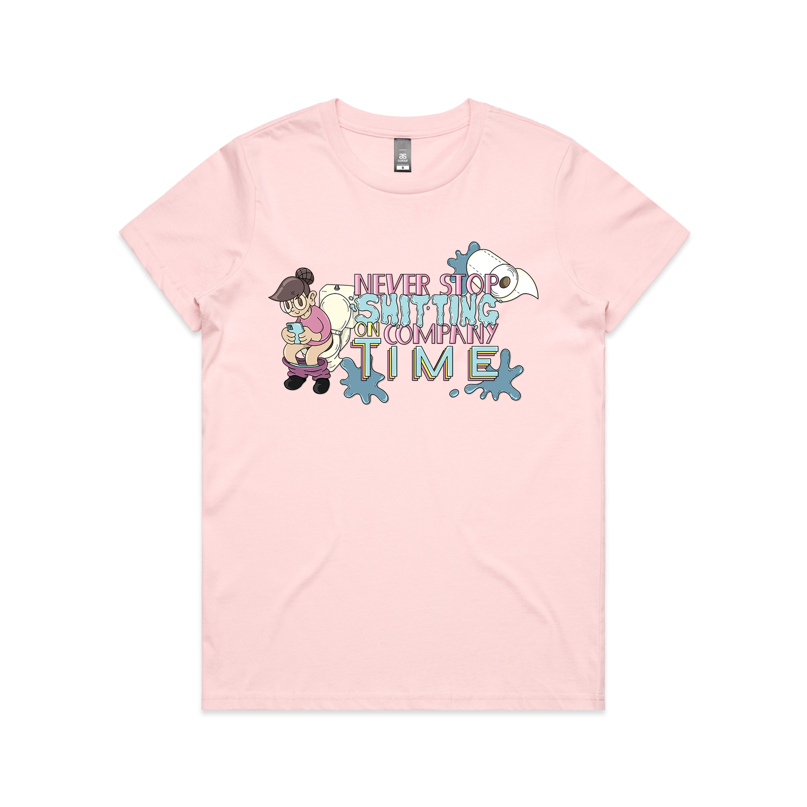 Shitting On Company Time Tee