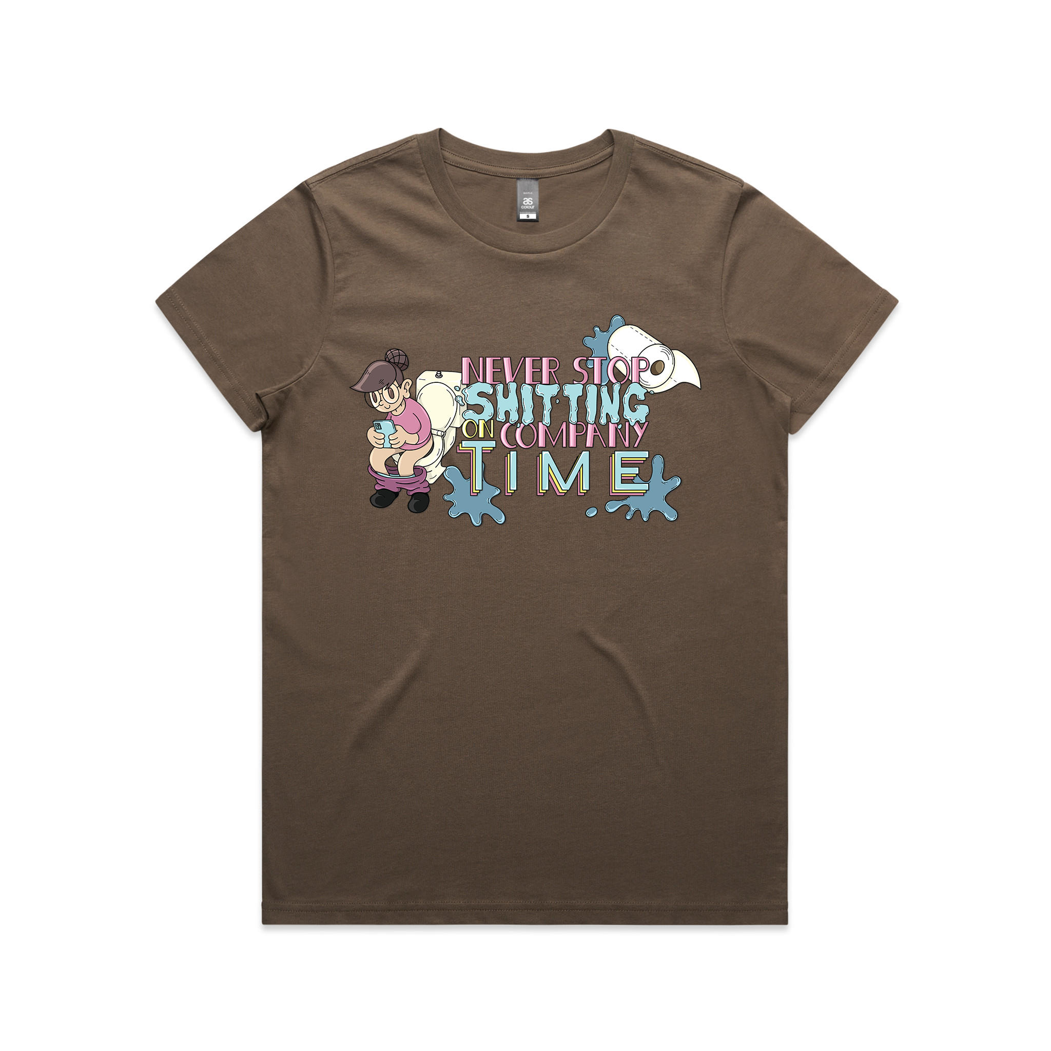 Shitting On Company Time Tee