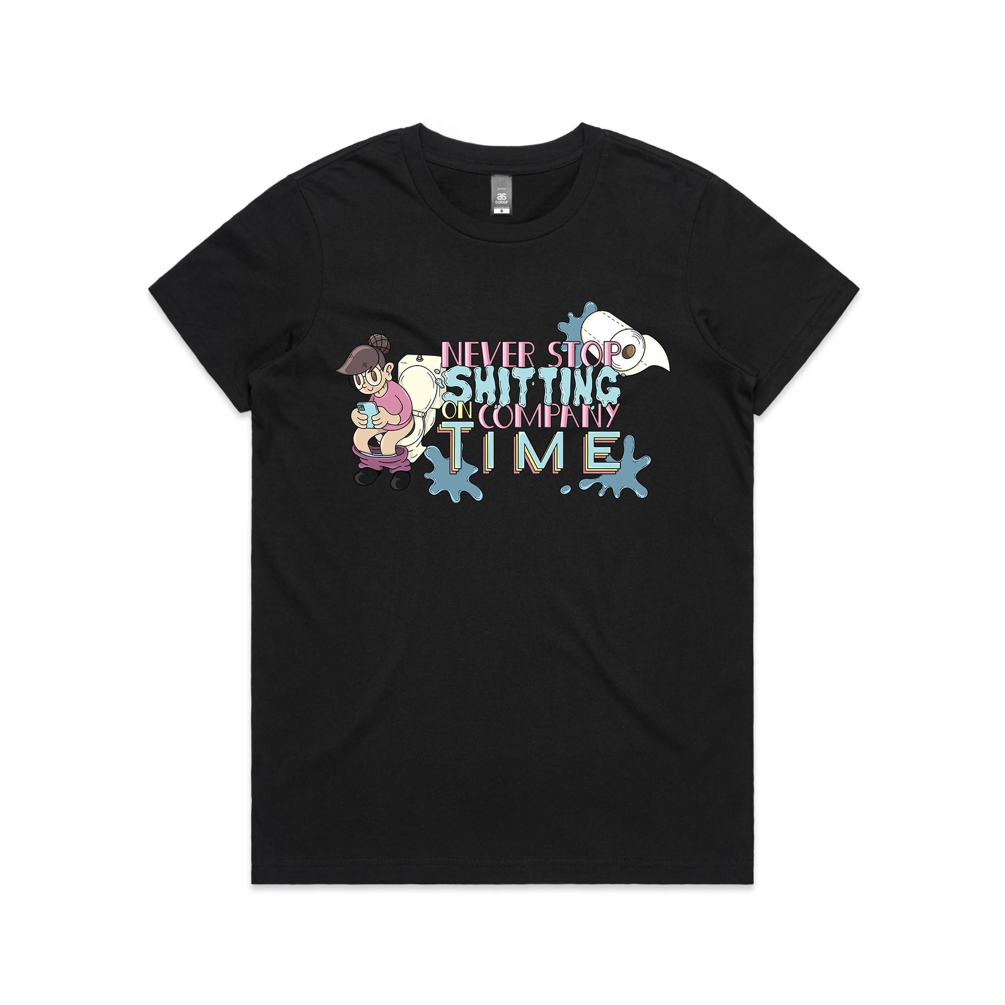 Shitting On Company Time Tee