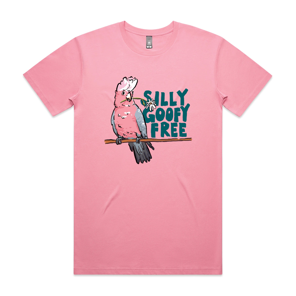 Bubblegum unisex t-shirt with Silly Goofy Free graphic by Lonely Kids Club