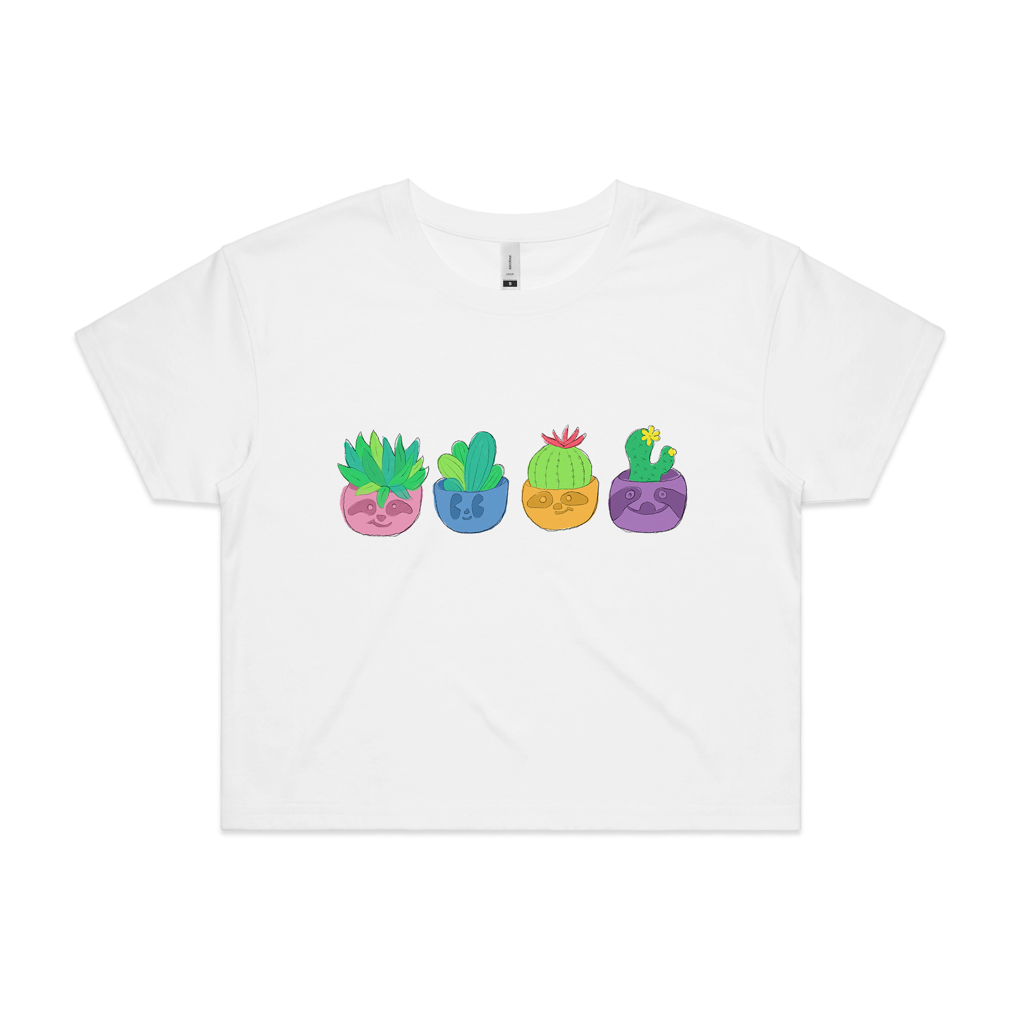 Sloth Succulents Tee