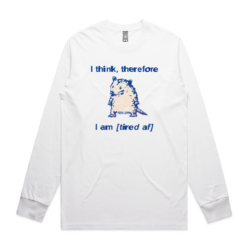 Tired AF Tee by Lonely Kids Club. All clothing from our T-shirts to our shorts and hoodies are ethically made, and printed packed and shipped from Sydney.