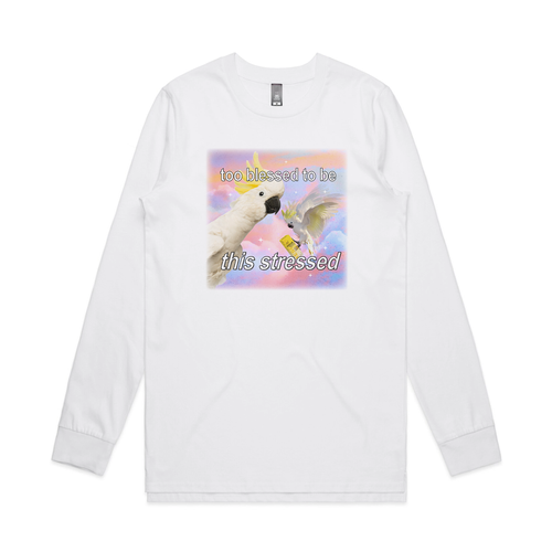 Too Blessed Tee by Lonely Kids Club. All clothing from our T-shirts to our shorts and hoodies are ethically made, and printed packed and shipped from Sydney.