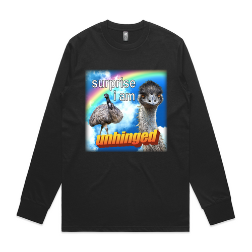 Unhinged Tee by Lonely Kids Club. All clothing from our T-shirts to our shorts and hoodies are ethically made, and printed packed and shipped from Sydney.