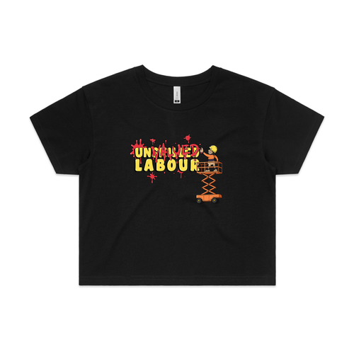 Unvalued Labour Tee by Lonely Kids Club. All clothing from our T-shirts to our shorts and hoodies are ethically made, and printed packed and shipped from Sydney.
