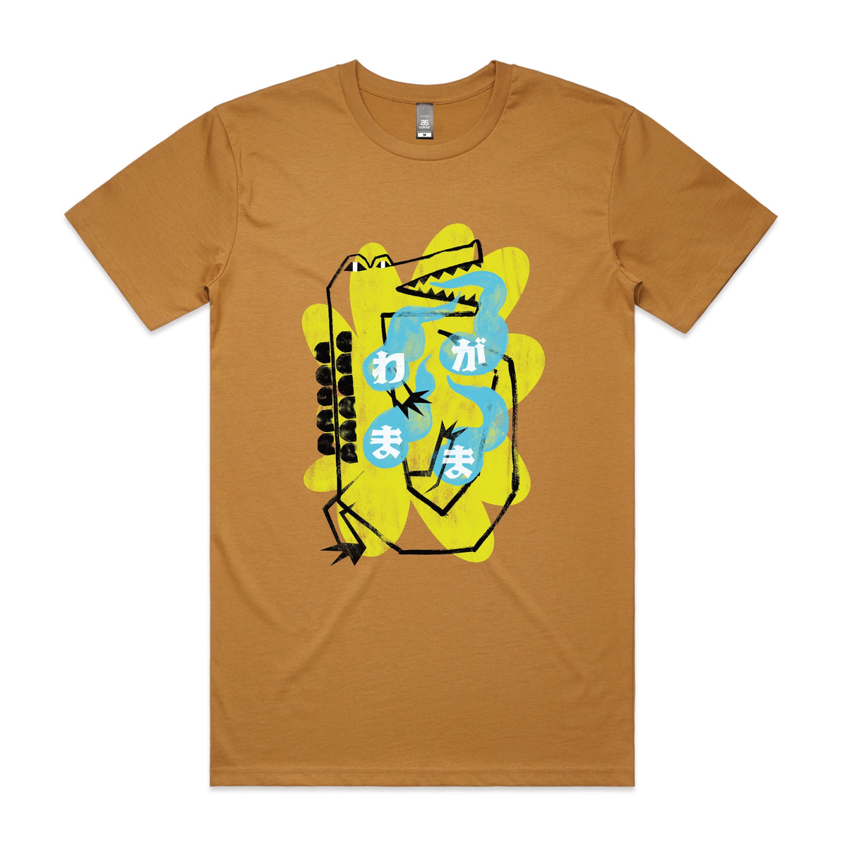 Camel unisex t-shirt with Wagamama graphic by Lonely Kids Club
