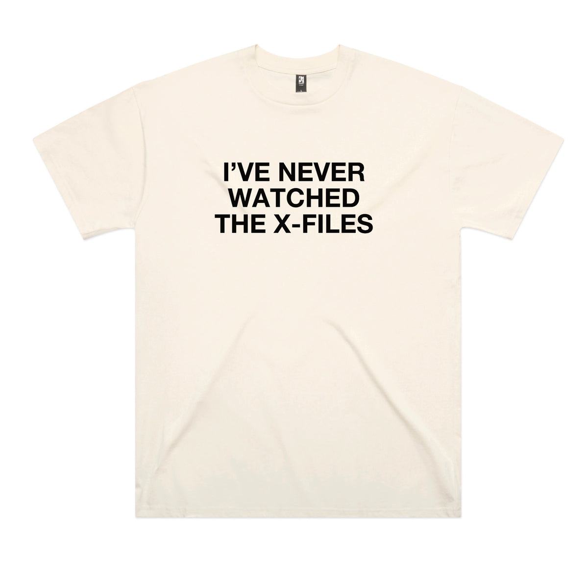 Ecru oversized t-shirt with The X-Files TV design from Lonely Kids Club