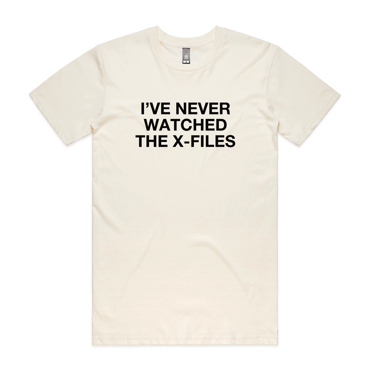 Ecru regular t-shirt with The X-Files TV design from Lonely Kids Club