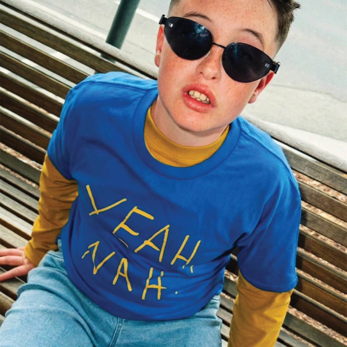 Yeah Nah Kids Tee | Lonely Kids Club Australia